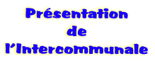 Pr�sentation
de
l’Intercommunale