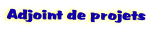 Adjoint de projets