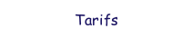 Tarifs.