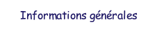 Informations g�n�rales.
