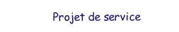 Projet de service.