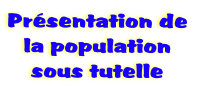 Prsentation de
la population
sous tutelle
