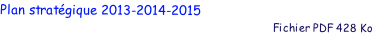 Plan stratgique 2013-2014-2015
                                                                                           Fichier PDF 428 Ko
